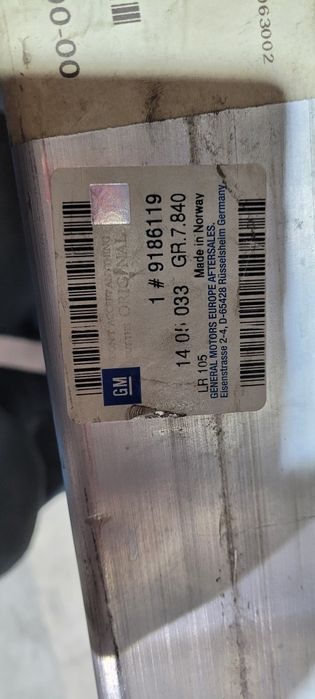 Belka wzmocnienie zderzak przód opel vectra c Signum 05- nowa oryginał