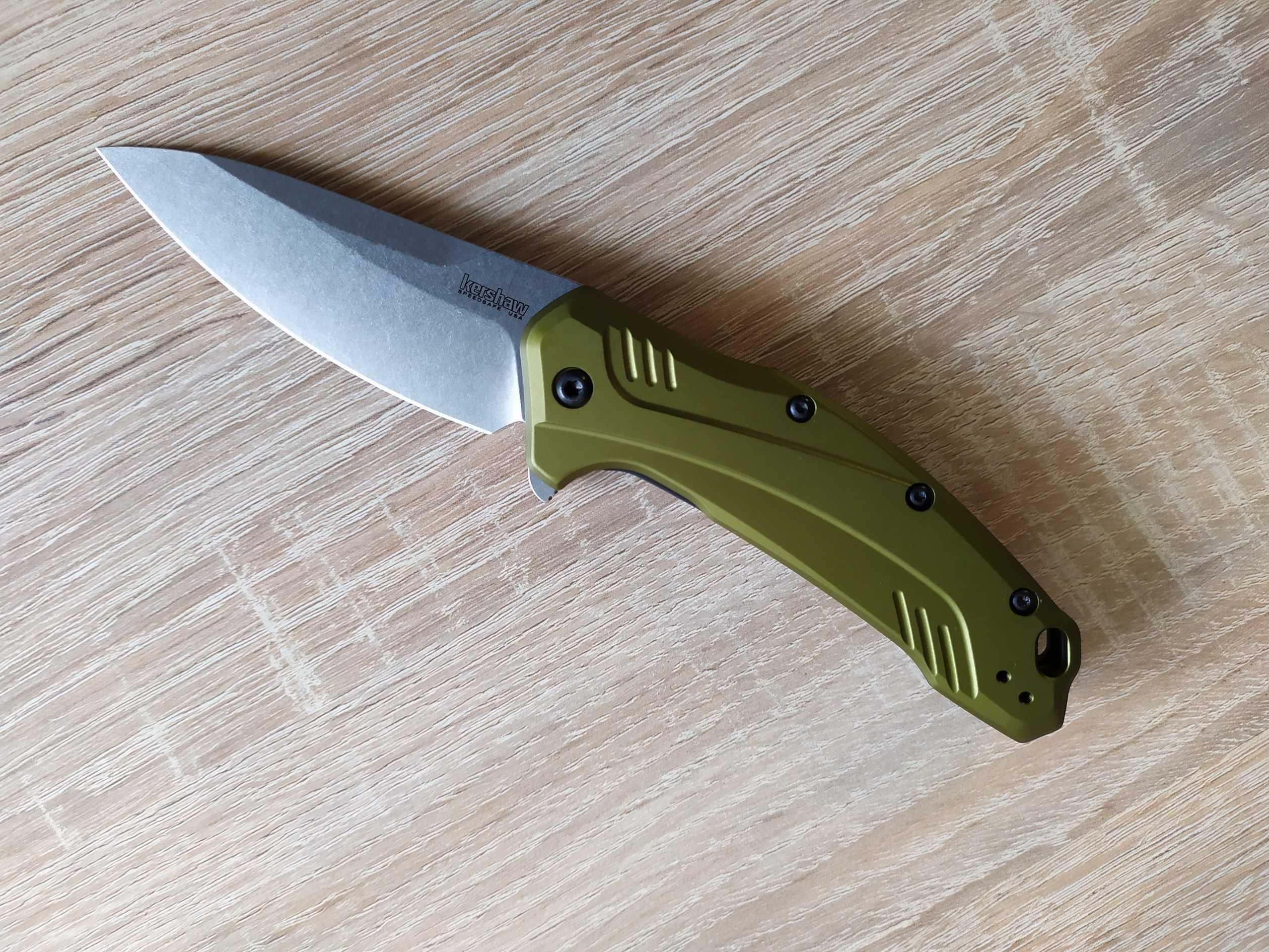 Нож Kershaw Link CPM 20CV Stonewashed KS1776OLSW, Aluminum Handle