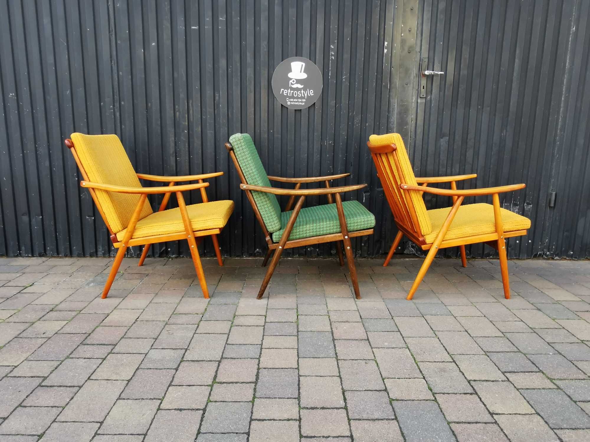 Fotel TON Czechosłowacja '60, PRL Design, Vintage, Retro, Loft