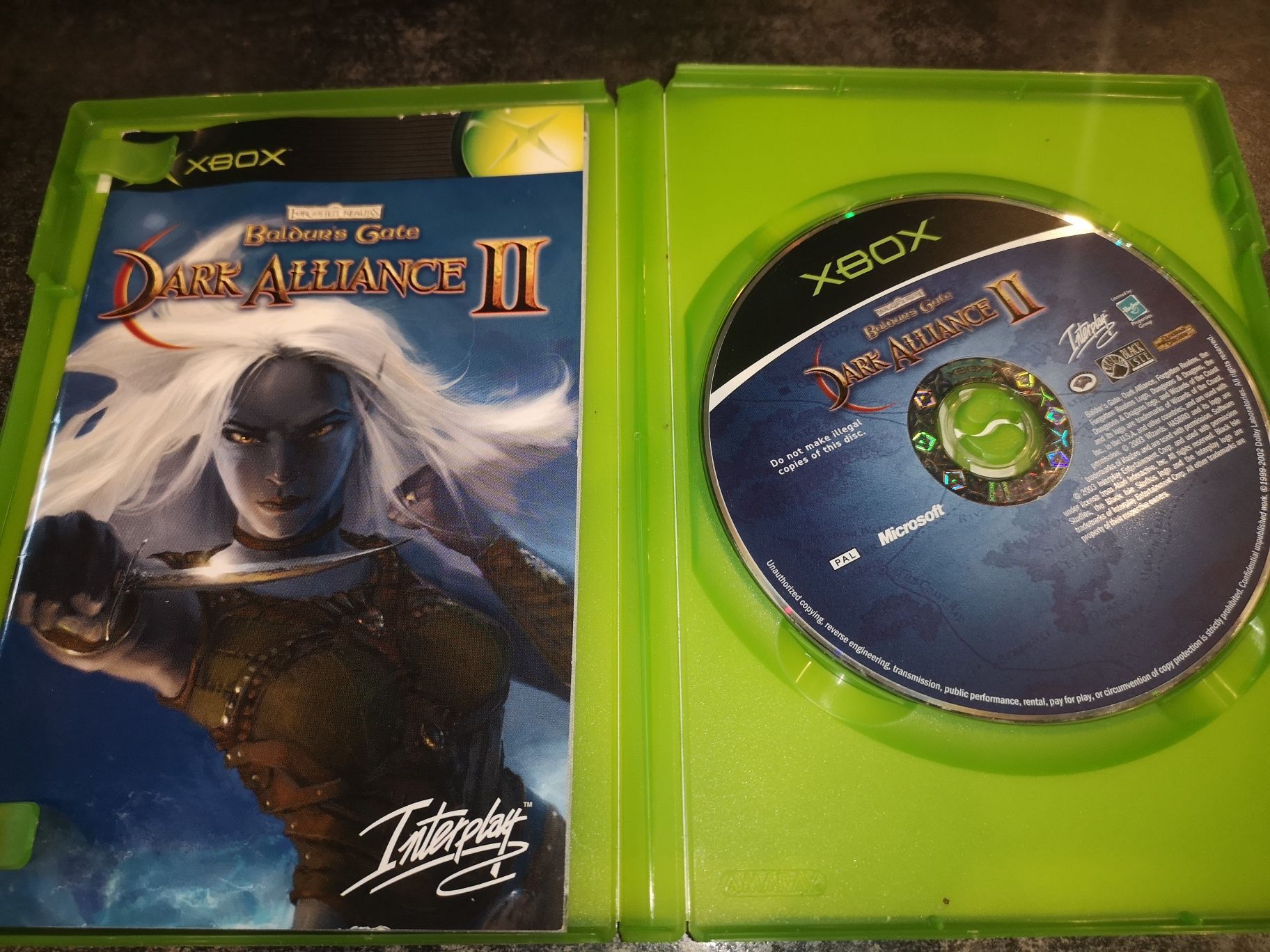 Baldurs Gate Dark Alliance II XBOX Classic gra ANG (bdb-) rzadkość