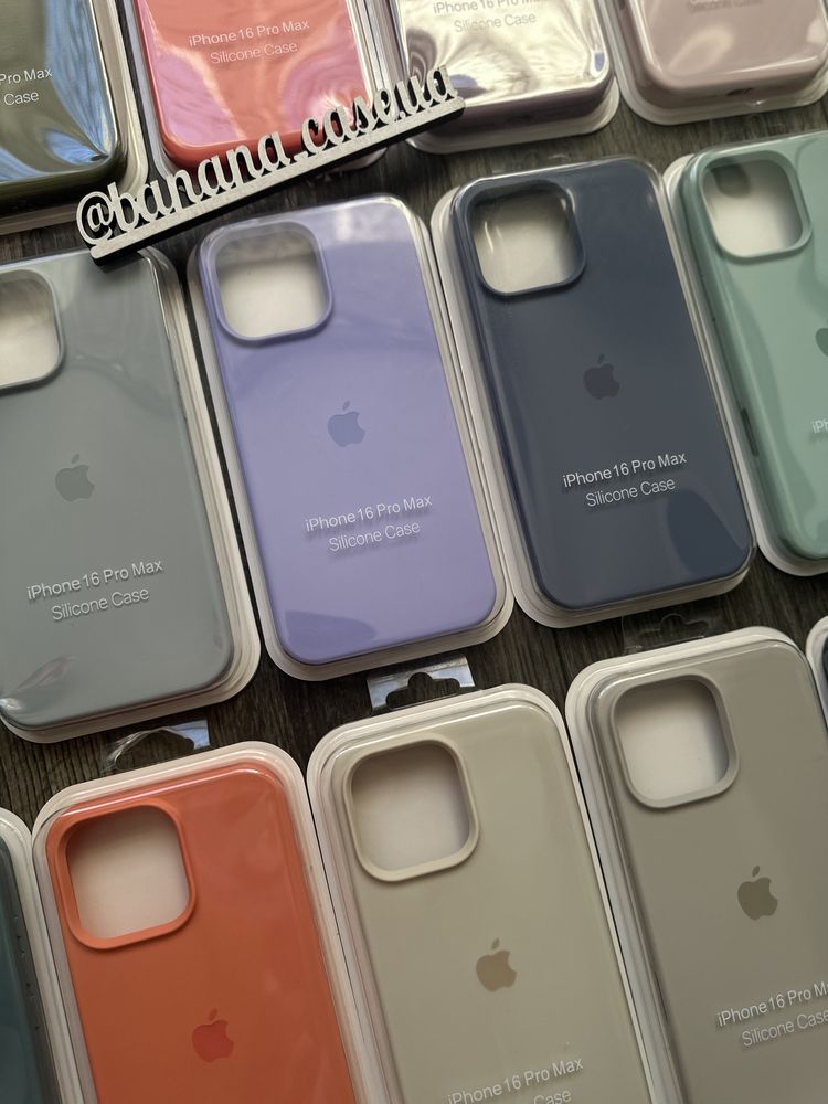 Силіконовий чохол iphone 16 pro max silicone case для айфон 16