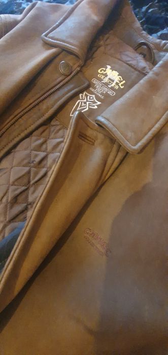 Casaco pele Camel