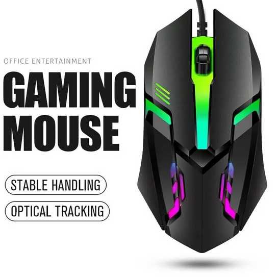 Rato Gaming P10 RGB com fio 1.35m 1200DPI —ENVIO GRÁTIS—PROMOÇÃO—