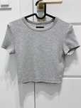 Crop top szary 95% bawełna Even&Odd