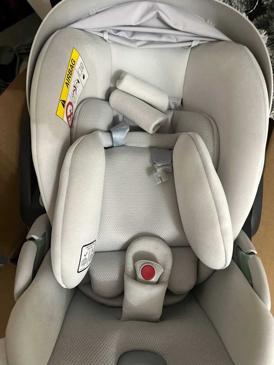 Cybex Cloud T i-Size plus (Platinum White) + ПОДАРУНОК адаптери
