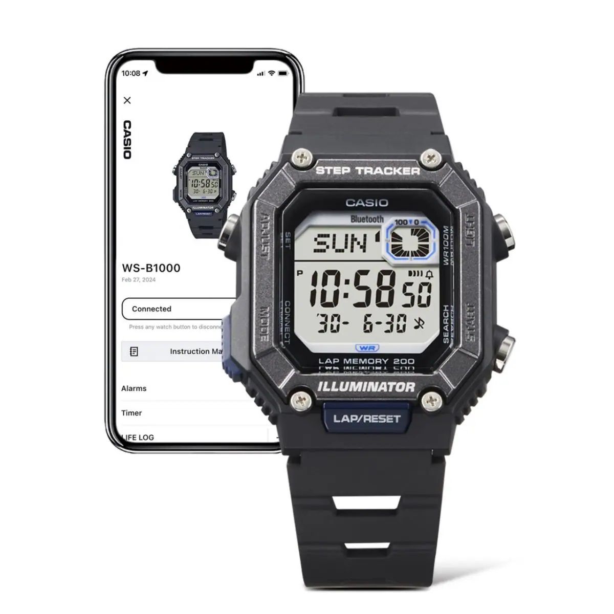 Casio WS-B1000-2AV e Casio WS-1300H-1AV