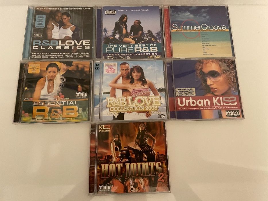 7 CD do melhor de R&B (Todos cd duplos)