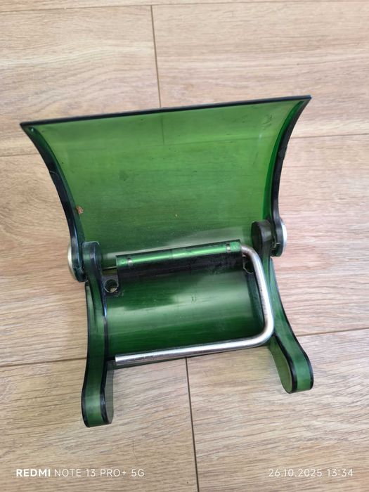 PRL uchwyt na papier toaletowy zieleń vintage retro