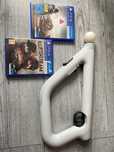 Aim controller ps4 VR + gry: Bravo team i Farpoint