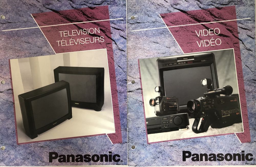 • PANASONIC - Katalogi Prospekty 2 szt. - Lata ’90