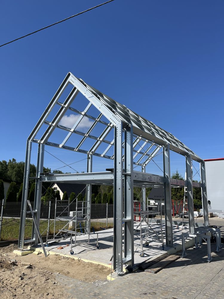 konstrukcja stalowa domu 5m x 7m