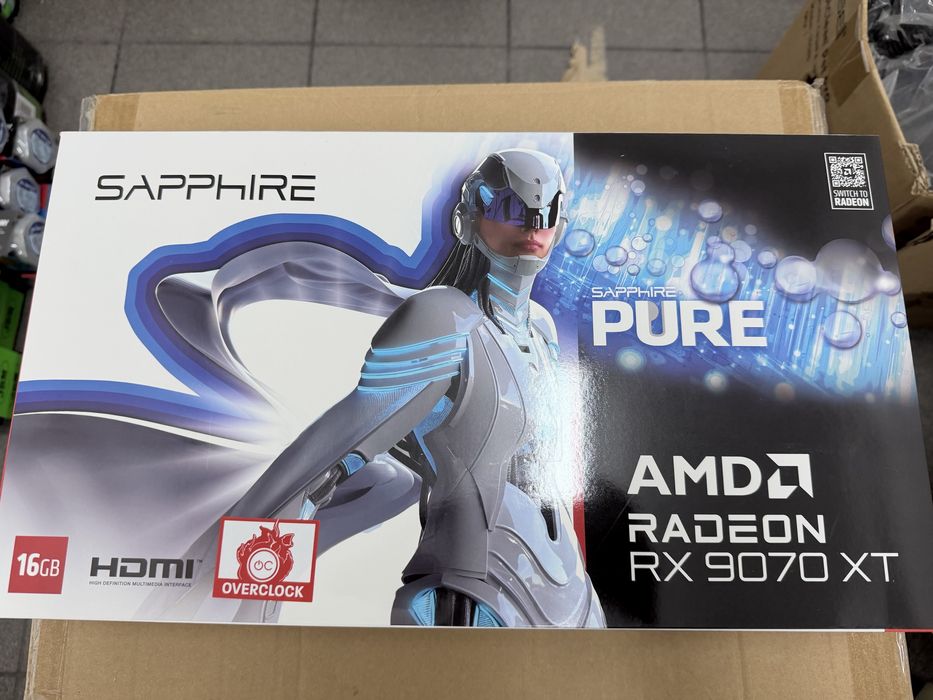 Nową Sapphire Radeon RX 9070 XT Pure 16GB GDDR6