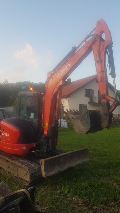 koparka gąsienicowa kubota u55-4 yanmar obrotowa jcb