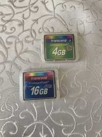 Флешка карта памяті для фотоапарата Transcend CompactFlash 16 gb 400x