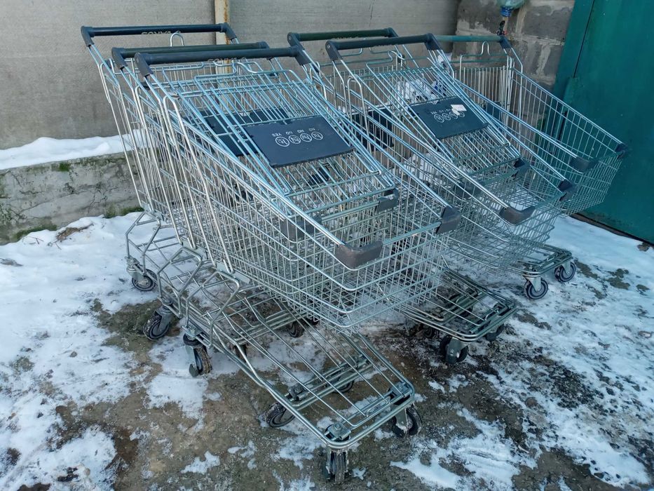 Торговые тележки покупательские для супермаркета б/у