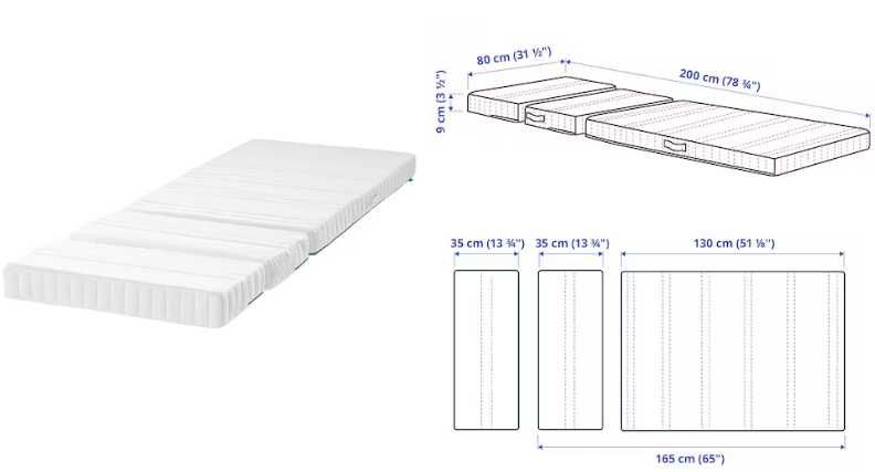 Cama evolutiva IKEA e colchão