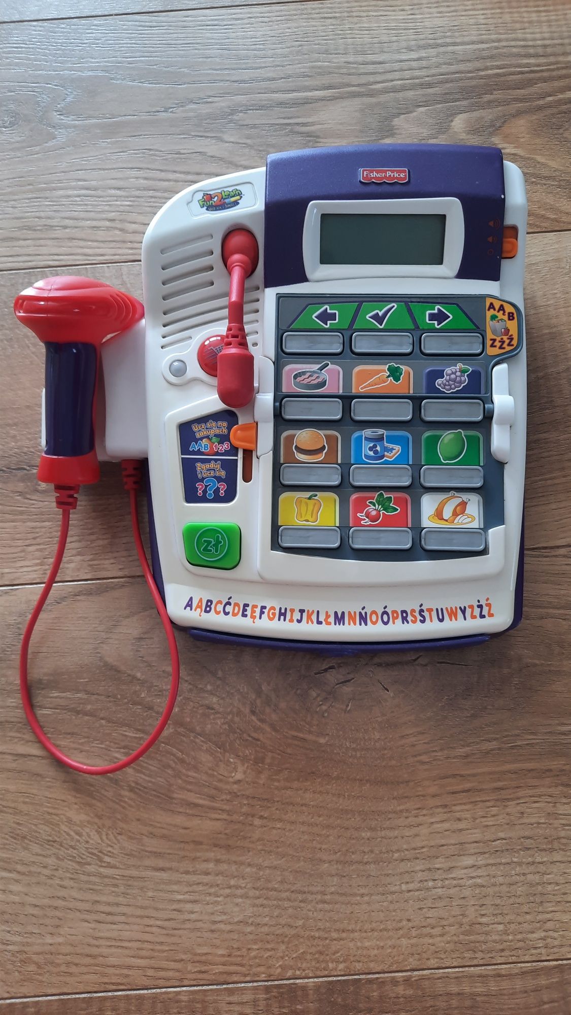 Kasa fiskalna Fisher Price mówiąca po polsku