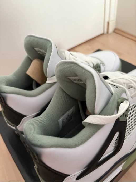 nowy Jordan 4 Retro Seafoam Moda rozmiar.37.5