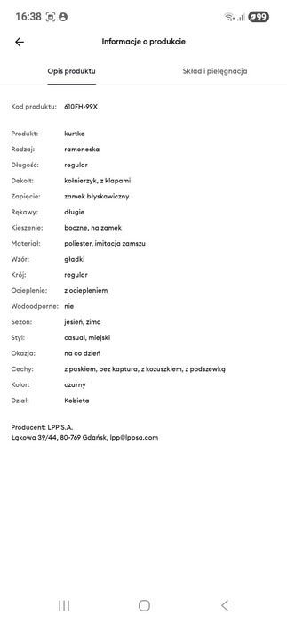 Kurtka ramoneska z kożuszkiem