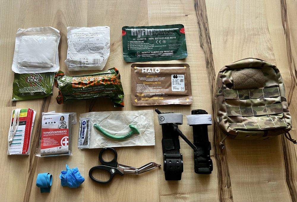 Аптечка індивідуальна тактична IFAK аптечка индивидуальная тактическая