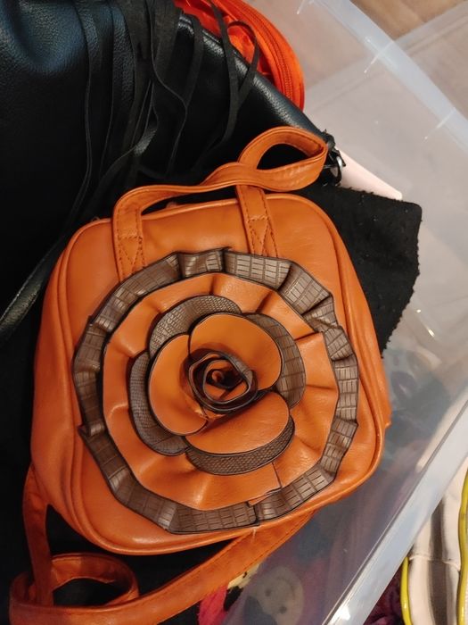 Torebki czarna i ruda