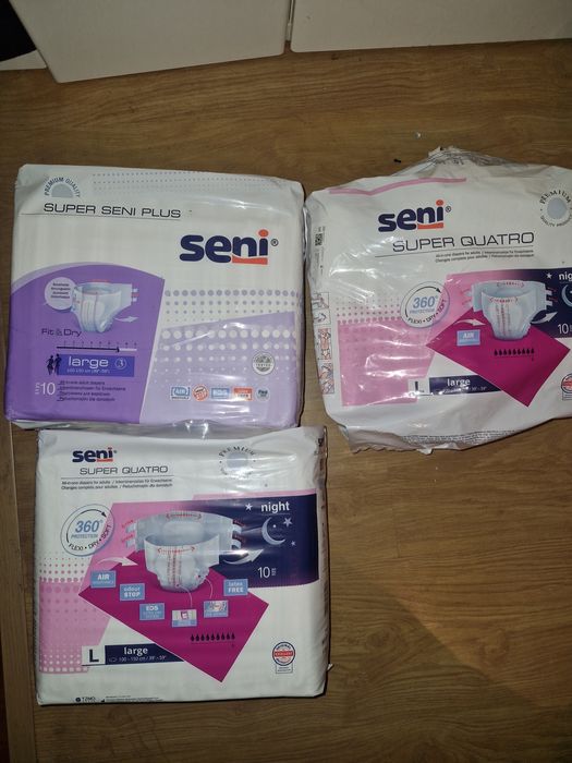 Pieluchy dla dorosłych   rozmiar L