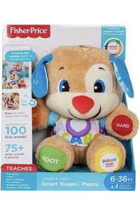 Розумне Цуценя Fisher-Price Laugh & Learn Smart Stages Puppy Brown