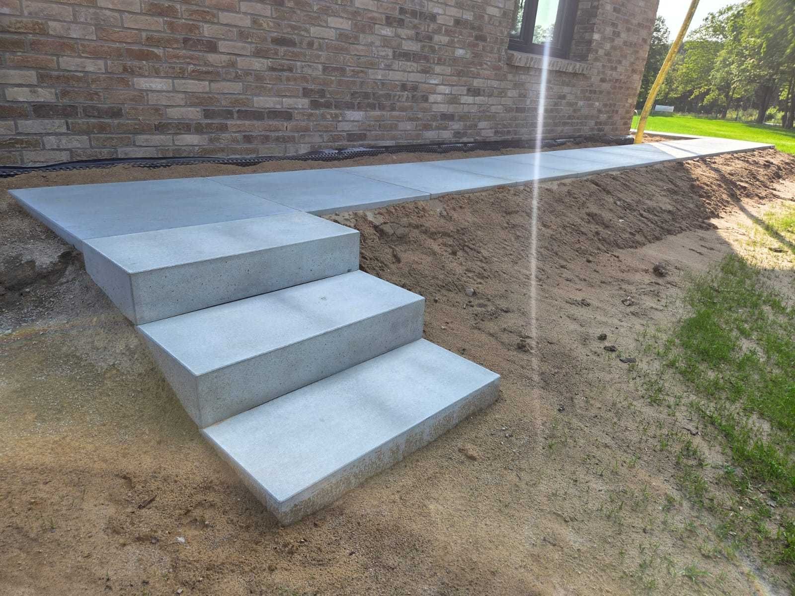 Płyta chodnikowa, tarasowa "szczotkowany beton" PRODUCENT!
