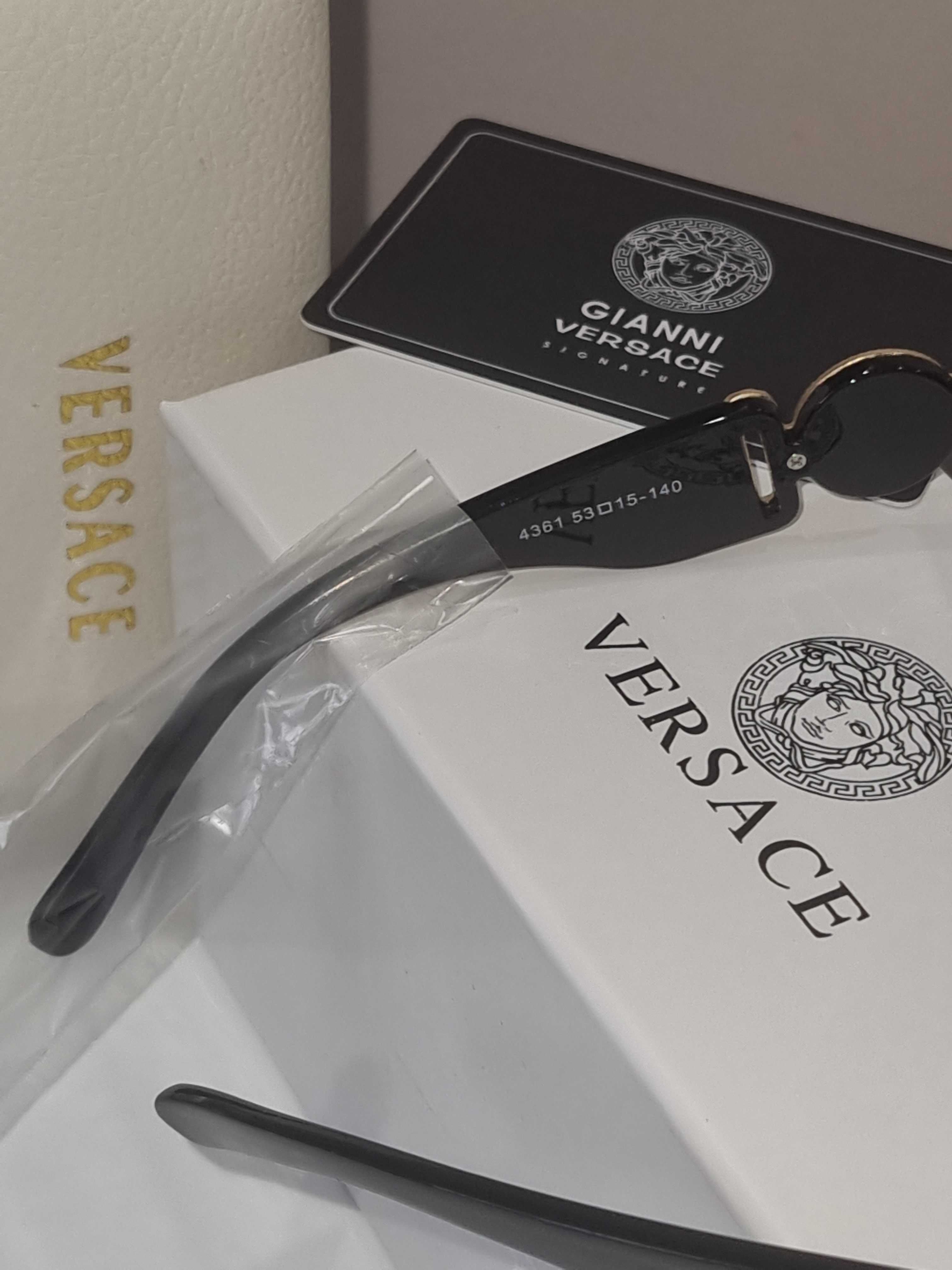 Markowe okulary VERSACE, nowe! Cały zestaw!