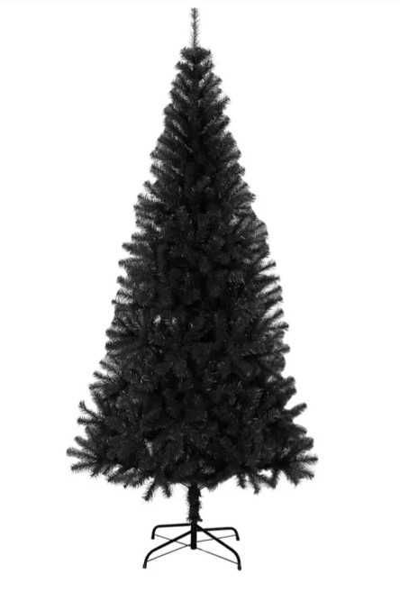 Árvore de Natal artificial com suporte 220 cm PVC