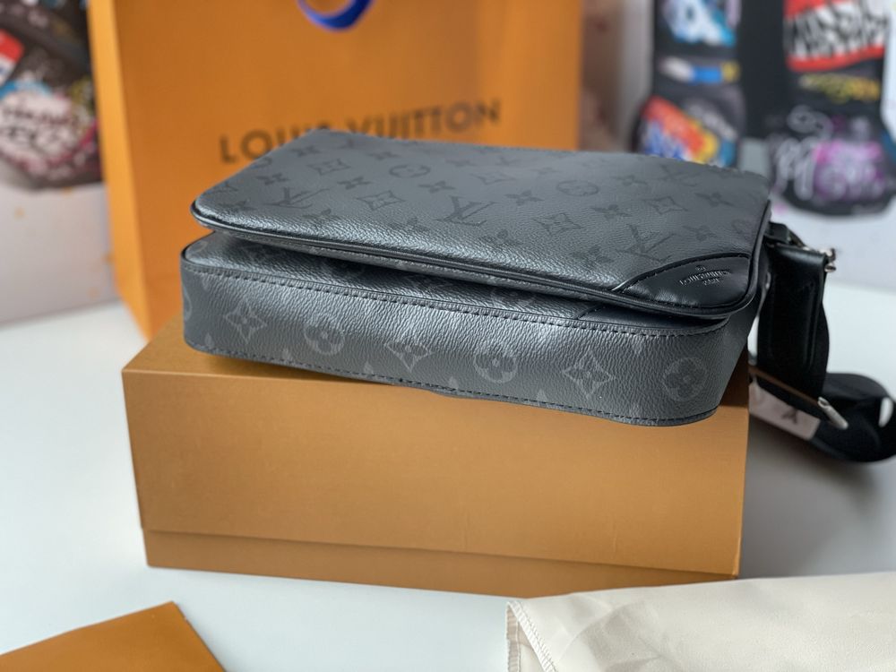 Стильна чоловіча мужская сумка Louis Vuitton Луі Вітон