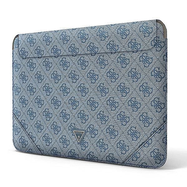 Pokrowiec Guess 4G Uptown Triangle Logo na laptopa 13-14'' - niebieski