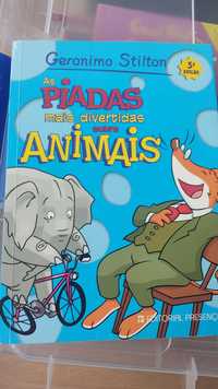 Livro piadas e aventuras Gerónimo Stilton cada: 5€