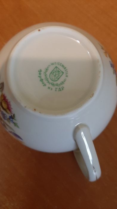 Фарфор молочник, сливочник, соусник