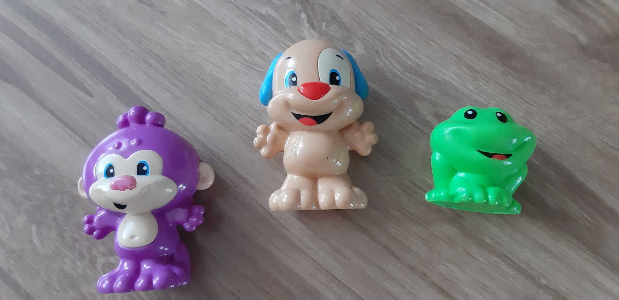 Pociąg Szczeniaczka interaktywny Fisher Price 3 figurki SUPER STAN