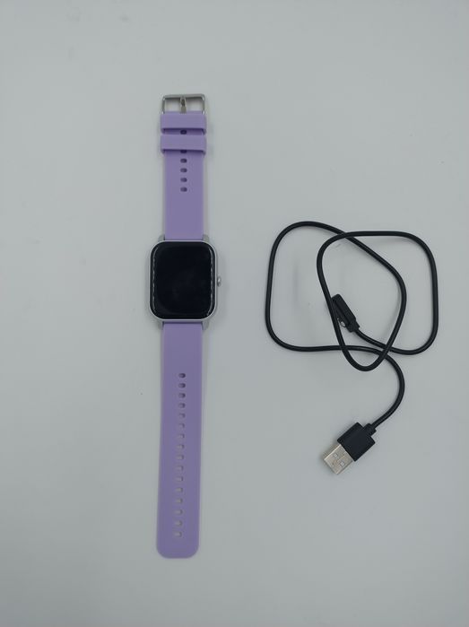 outlet smartwatch nerunsa p66 fioletowy/srebrny