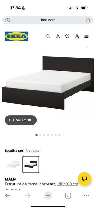 Cama king size com 2 mesas cabeceira