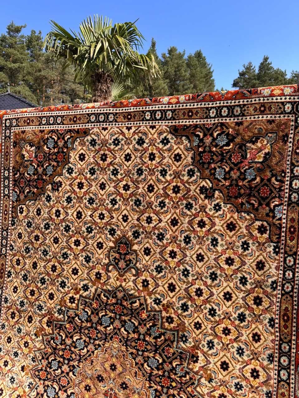 Dywan kaszmirowy r.tkany perski Indo Bidjar 325x200 galeria 19 tyś
