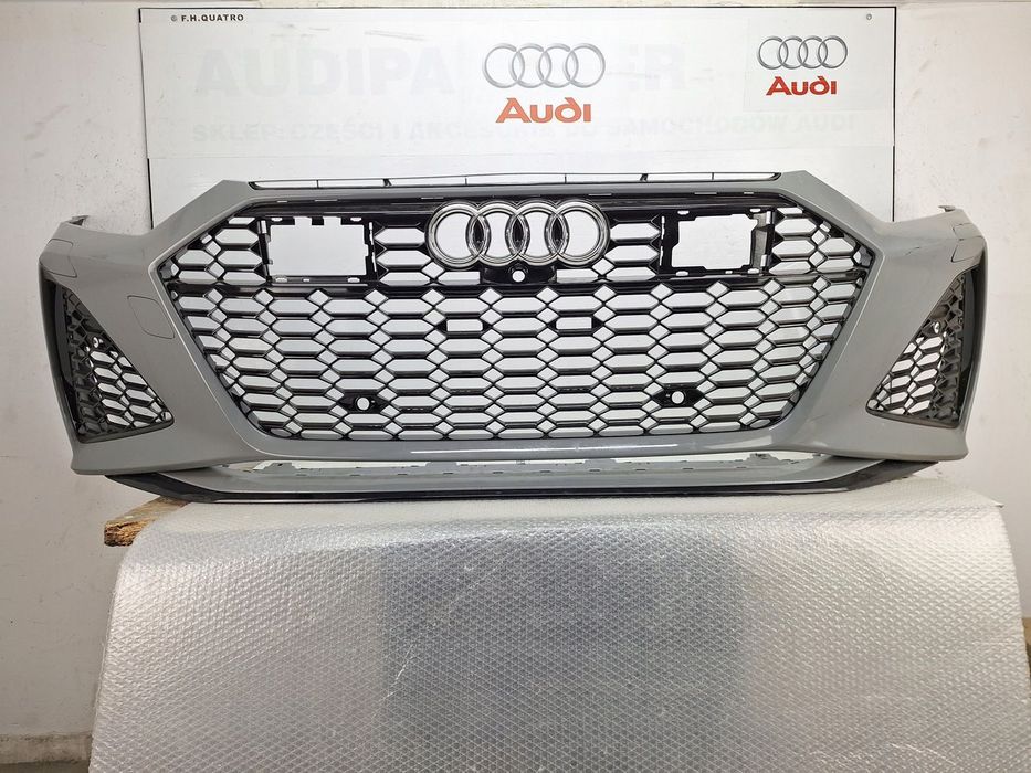 ZDERZAK AUDI RS7 RS-7 4K 4K8 C8 2019-2024 ORYGINAŁ OE ASO GRILL A KRATKA
