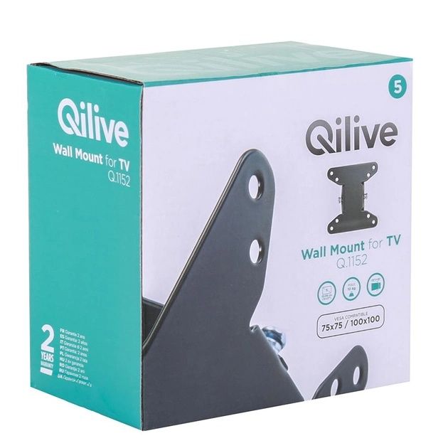 Suporte de parede para TV qilive Q.1152 13 a 27 polegadas SELADO