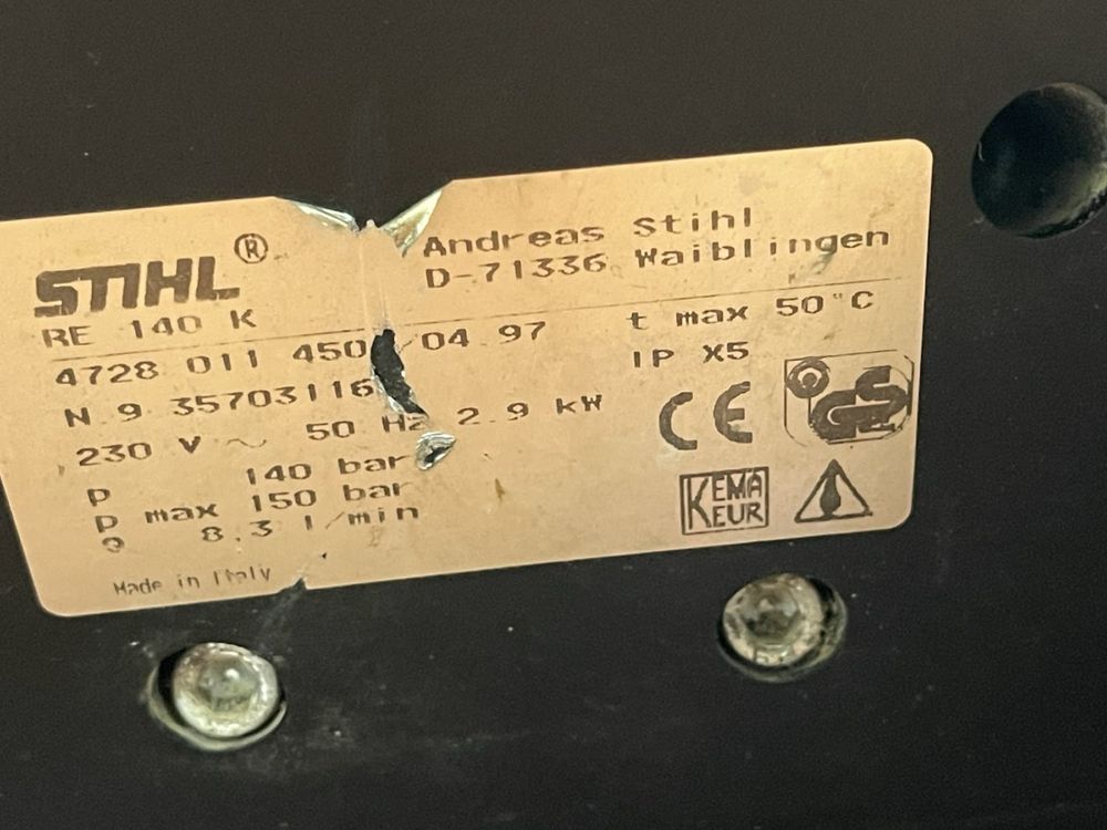 Мийка високого тиску Stihl
