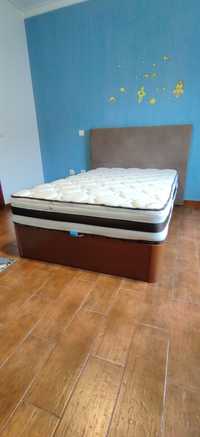 Cama somier com colchão