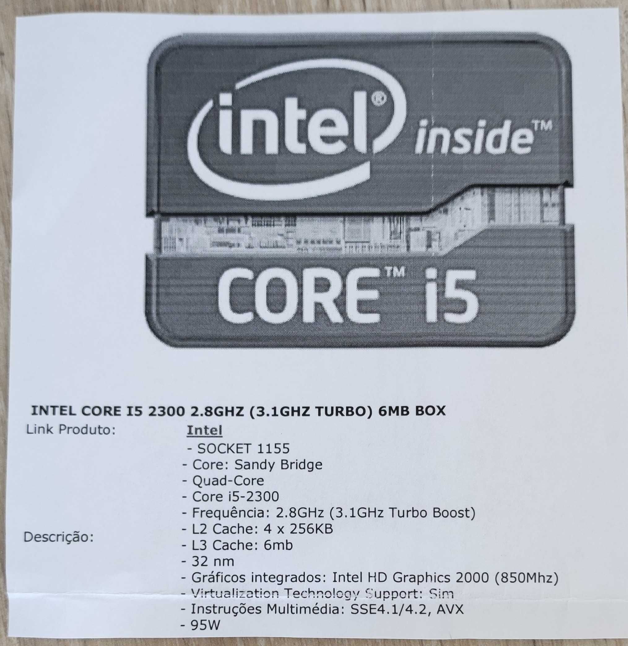 processador intel core i5