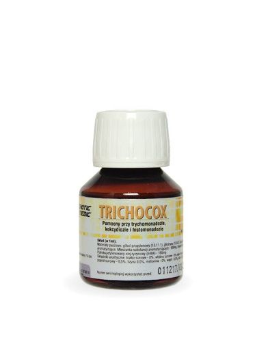 TRICHOCOX 50MLZwalcza trichomonadozę i kokcydiozę