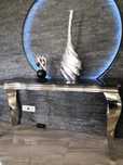 Konsola glamour blat granitowy