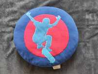 Poduszka okrągła skateboard