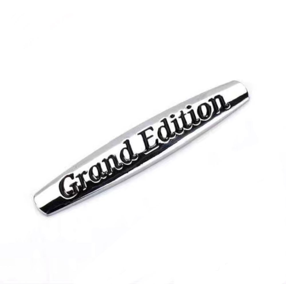 Шильдик наклейка Grand Edition значок метал