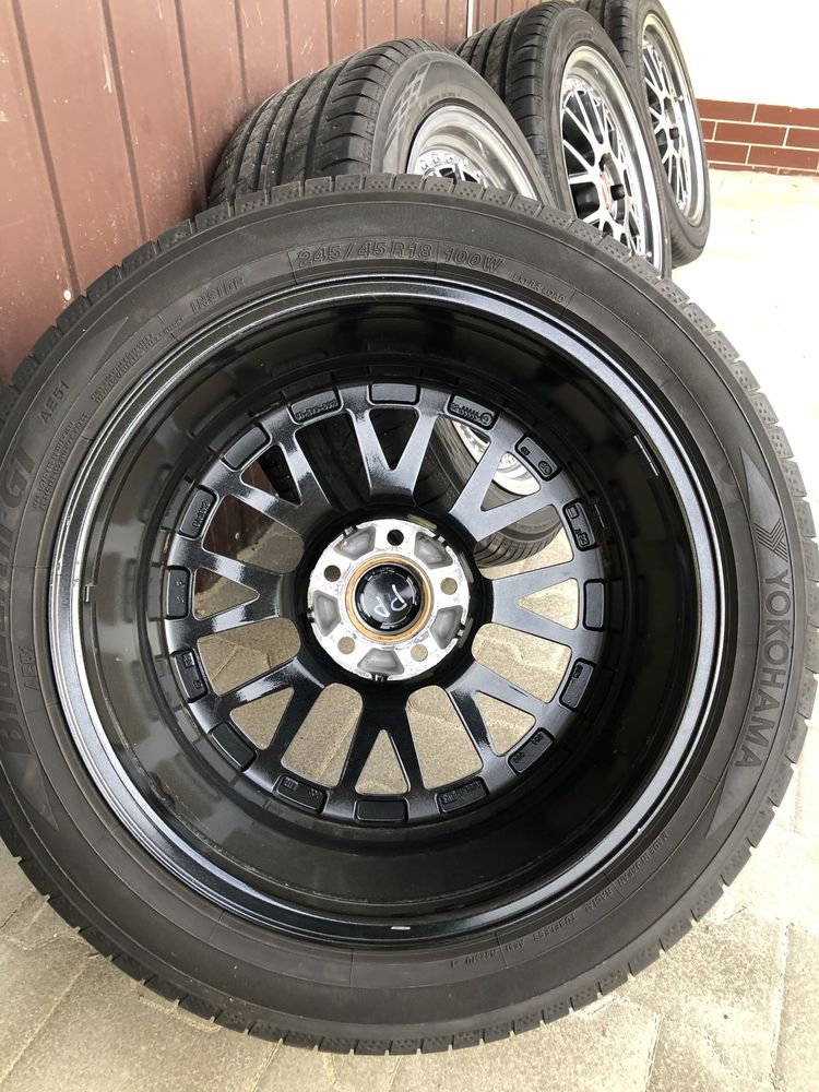 BBS DARE TEC GT-EVO koła letnie yokohama 5x112 R18 245/45/18 XL