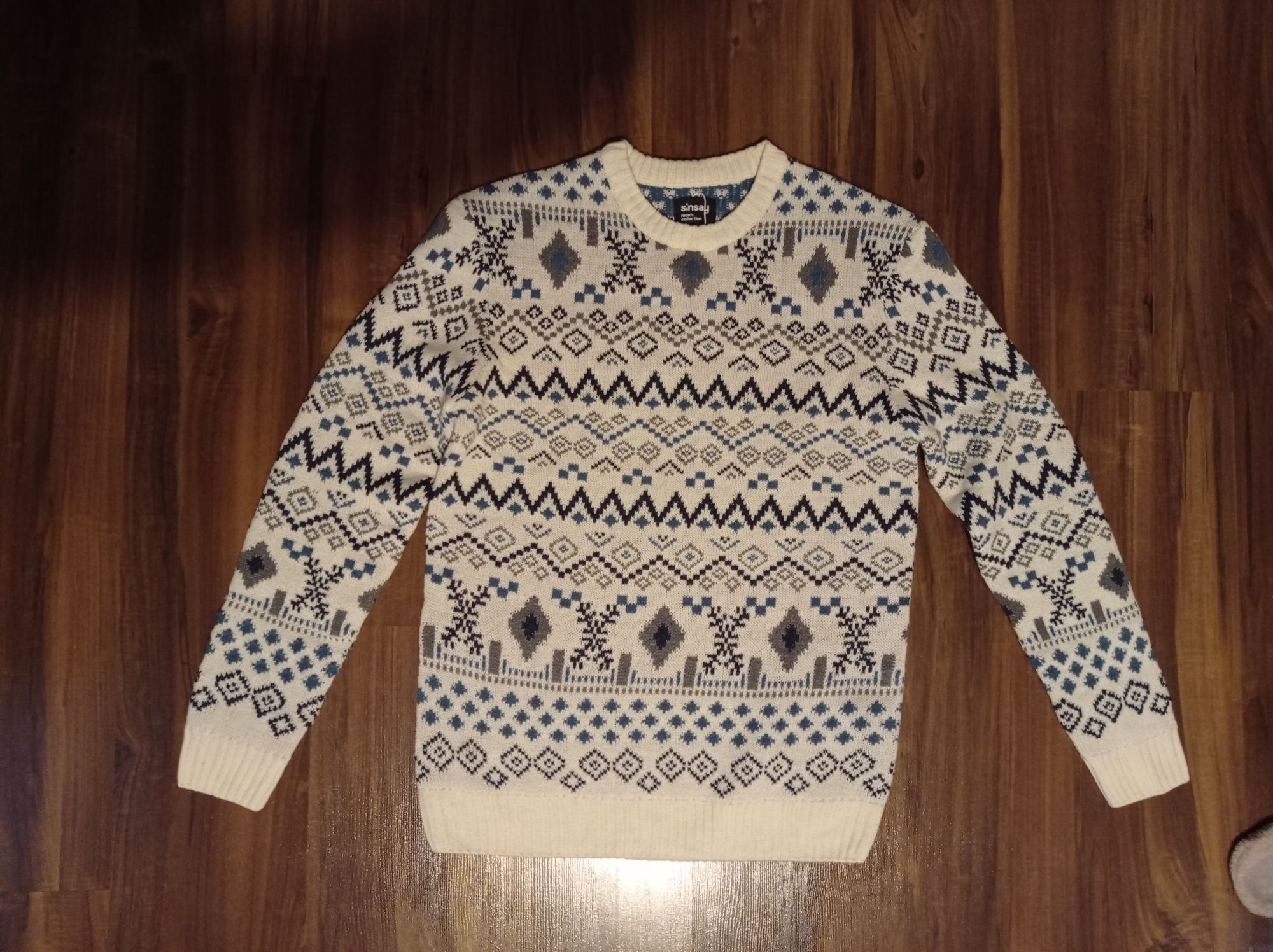 Swetr męski zimowy świąteczny sinsey