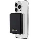 Powerbank indukcyjny Guess MagSafe Metal Script Logo 15W 5000mAh - cza